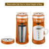 CHULUX Coffee Maker Single-Serve Coffee Machine for Capsule,Orange