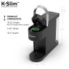 K-Slim Single Serve K-Cup Pod Coffee Maker, Multistream Technology, White