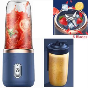 Electric Juice Maker Portable Blender Smoothie Mini Juicer Fruit Machine 400ml (Option: New)